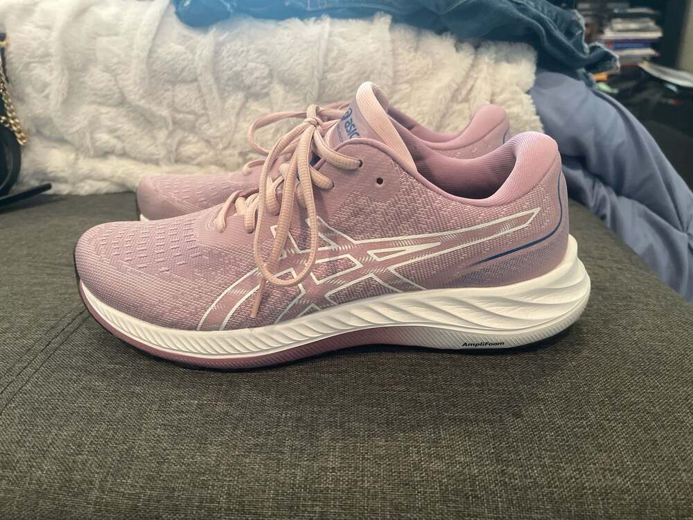 ASICS Women's Gel-Excite 9 Running Shoes Barely Rose / White - Picture 3 of 5